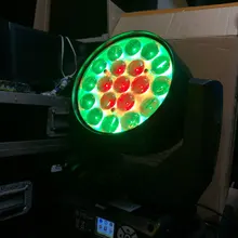 Новая версия с круговой функцией led zoom 19x15w wash moving head светильник