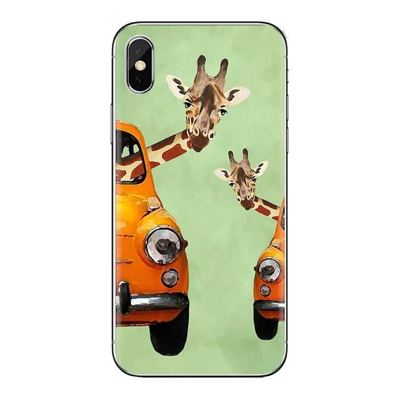 For Xiaomi Mi4 Mi5 Mi5S Mi6 Mi A1 A2 5X 6X 8 9 Lite SE Pro Max Mix 2 3 2S Hot Sale Watercolor Giraffe Painting Soft Skin Case |