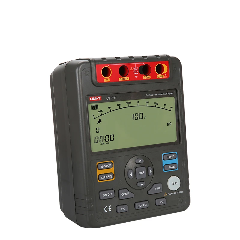 UNI-T UT511 1000V 10gohm цифровой измерители сопротивления изоляции вольтметр Авто