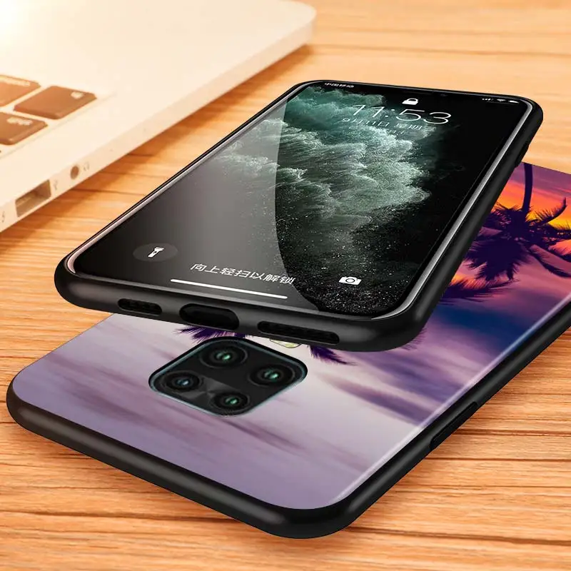 

Palm Tree Sunshine For Xiaomi Redmi Note 9 9S 9Pro Max 8T 8Pro 8 7 6 5 Pro 5A 4X 4 Silicone Soft Black Phone Case