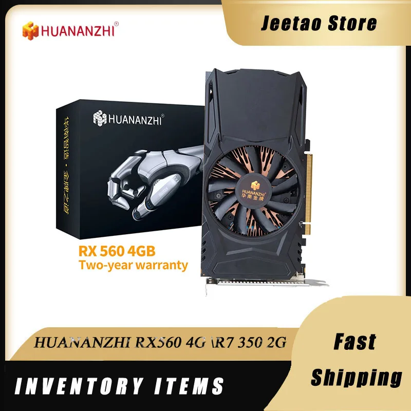 HUANANZHI RX560 4G \ ngtx 960 Совершенно новые оригинальные графические карты GPU 128Bit GDDR5 RX550 560