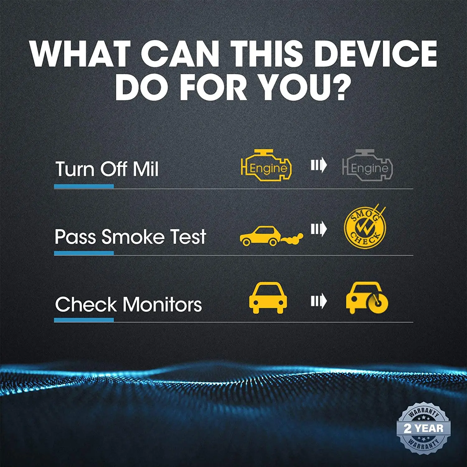 OBD2 сканер TOPDON AL200 OBDII считыватель кодов диагностический инструмент Автомобильный