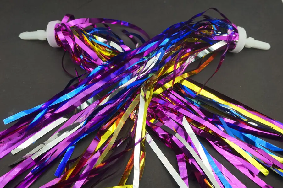 Детские рули для велосипеда разноцветные ленты с кисточками 2x | Инструменты