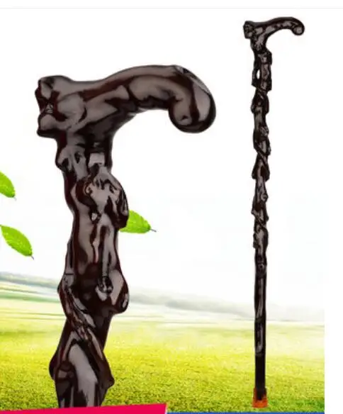 mahogany wood stick TZ old men coffee wooden crutch crutches leading elderly European gentleman cof solid walking | Дом и сад