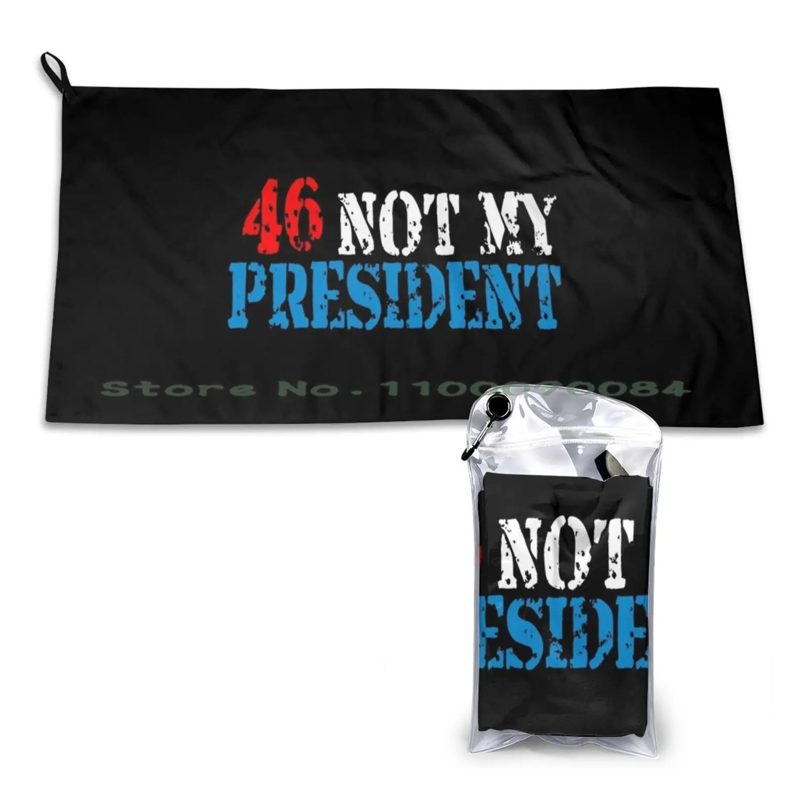 

Joe Biden Not My President Quick Dry Towel Gym Sports Bath Portable Abstract Background Baroque Classic Damask Eastern Floral