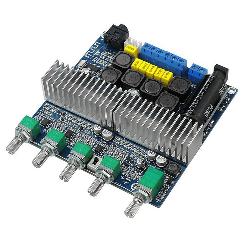 

TPA3116 2.1 Subwoofer Bluetooth Amplifier Digital Audio Board 50Wx2+100W Bass AUX for 2.1 Bluetooth Speaker DIY