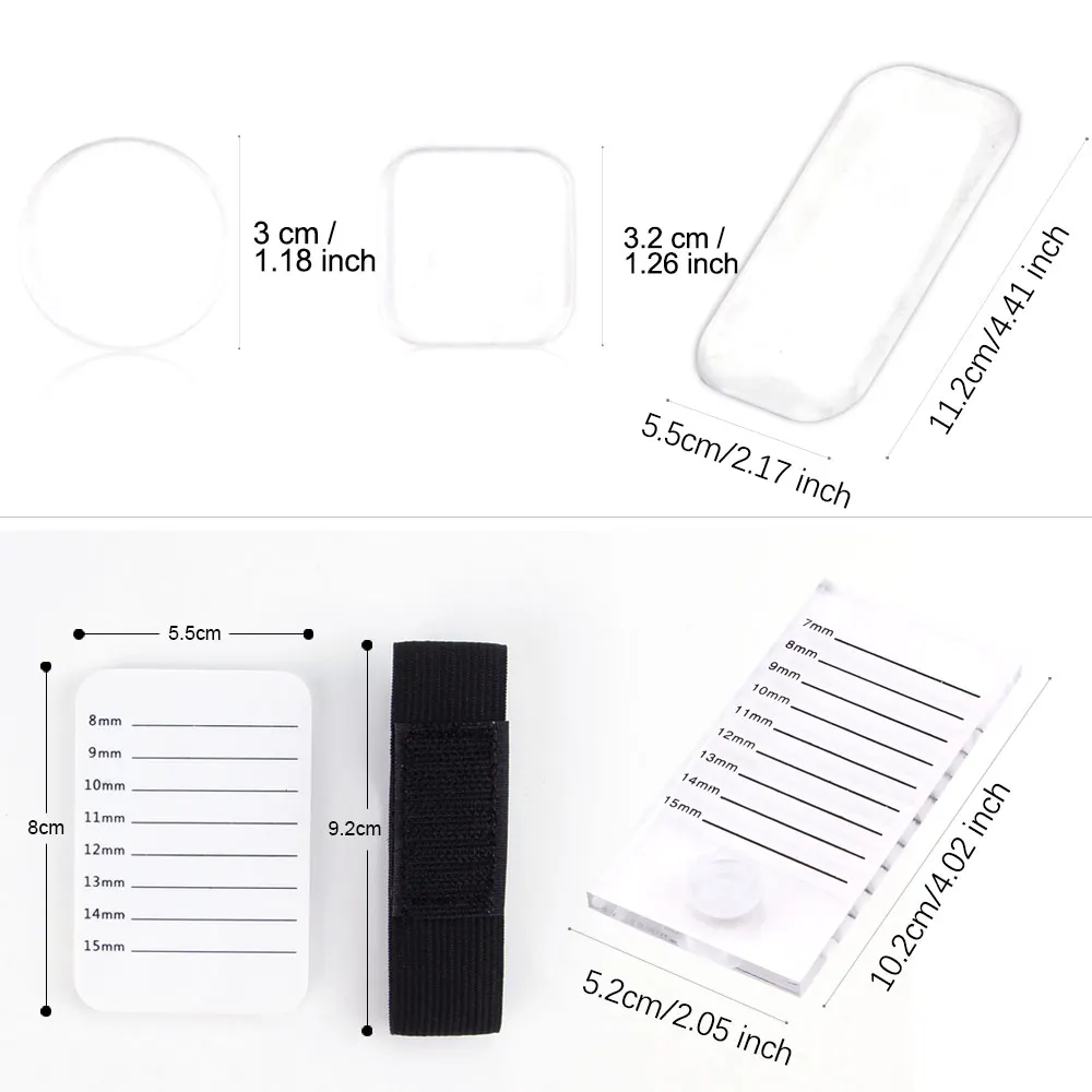 Поддон для ресниц акриловый держатель накладных инструменты наращивания 1