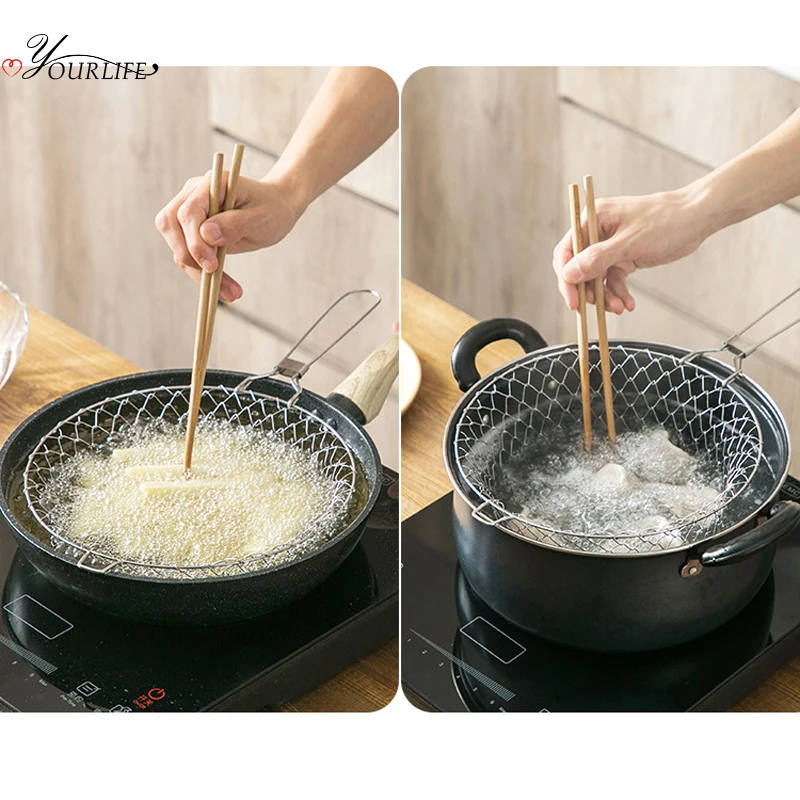 Складной сетчатый фильтр OYOURLIFE для кухни жареной еды корзины кухонные гаджеты |