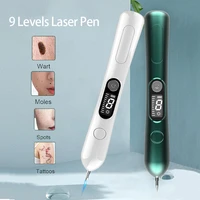 9 gears laser mole removal pen face care freckle tag nevus blemish dark age sweep spot tattoo removal led lighting plasma pen
