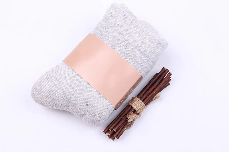Light Gray for Women Jeseca осень зима толстые теплые носки для женщин/мужчин толстые теплые шерстяные зимние носки бесшовные кашемировые носки для сна - Цвет: Light Gray for Women