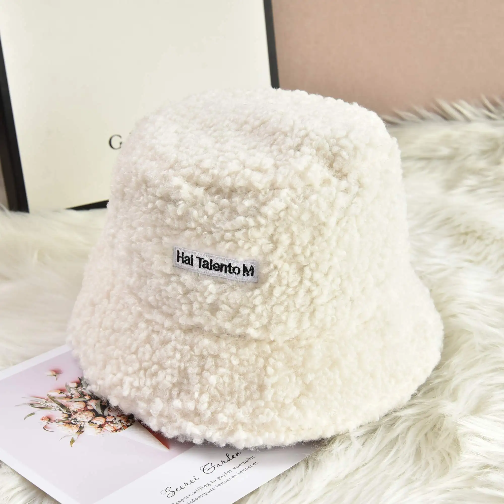 Теплая женская шапка из искусственного меха высокого качества зимняя Панама для