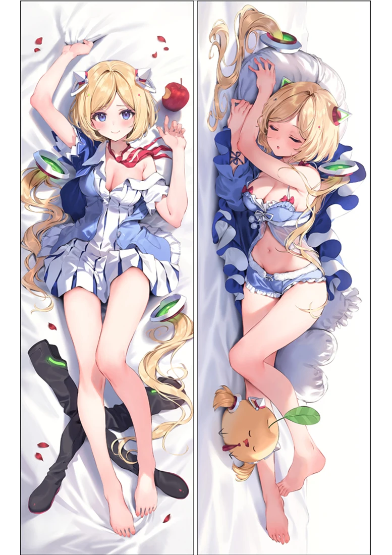 Vtuber Anime Girl YouTuber Hololive Artia Long Body Pillow Case AkiRosenthal Dakimakura Cover | Дом и сад