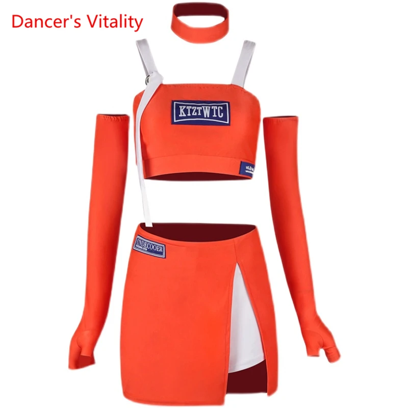 Костюм джазовых танцев Женский костюм для взрослых чирлидинга выступлений