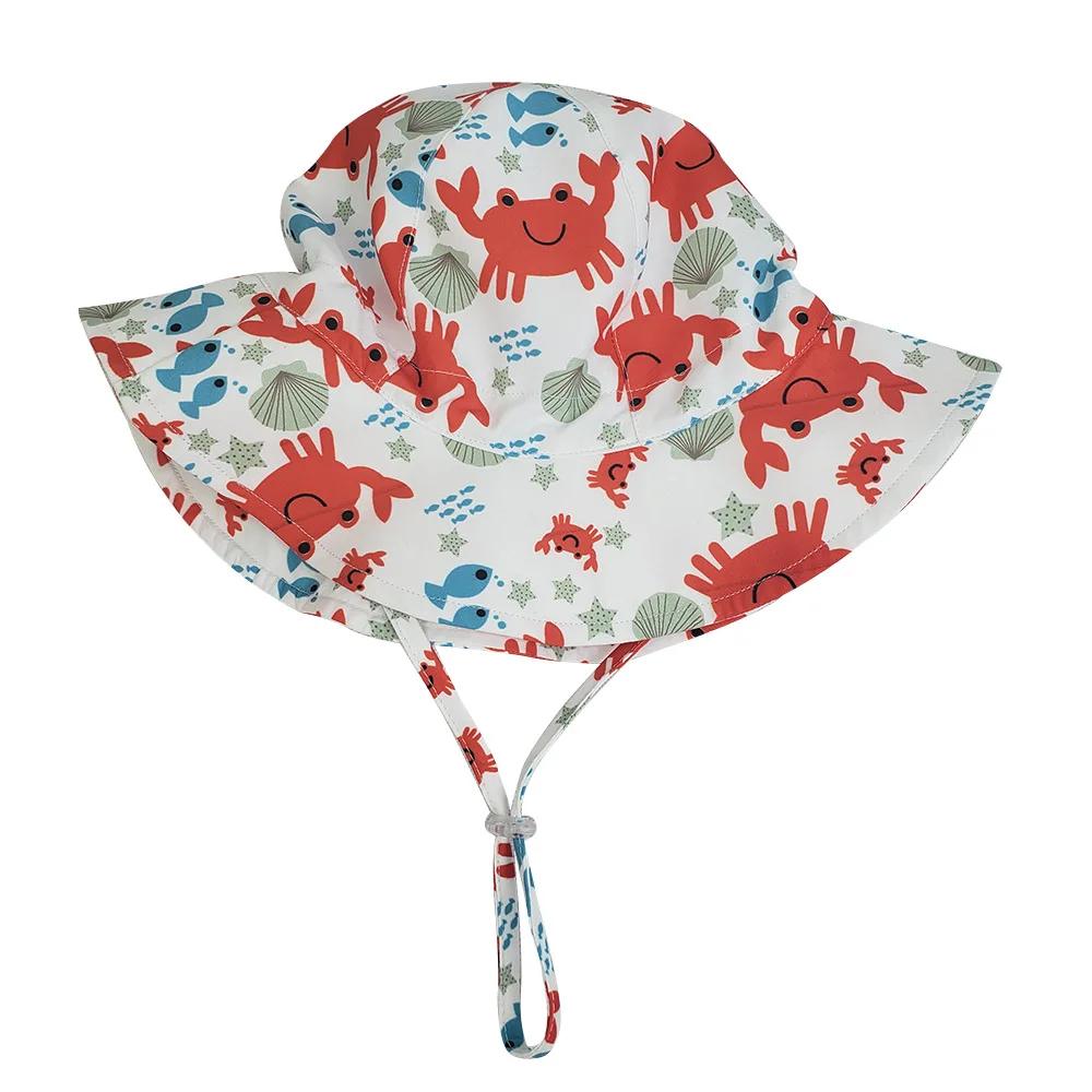 

Шляпа-ведро для детей, летняя пляжная Панама с широкими полями для мальчиков и девочек, аксессуар для отдыха на открытом воздухе для детей ясельного возраста на весну