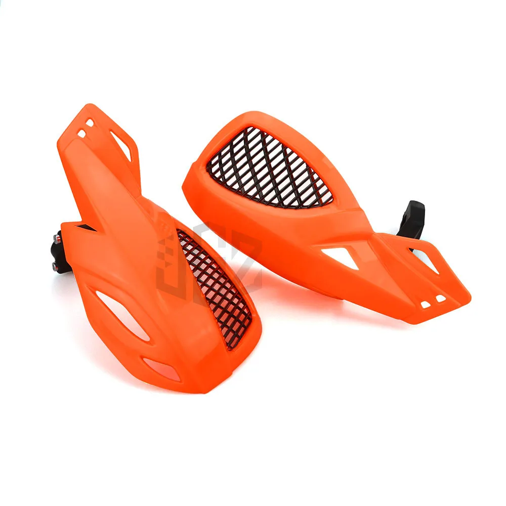 Мотоциклетные рукавицы ABS защита рук гоночные для KTM Honda Yamaha Kawasaki ATV аксессуары для мотокросса 22 мм руль - Цвет: Оранжевый