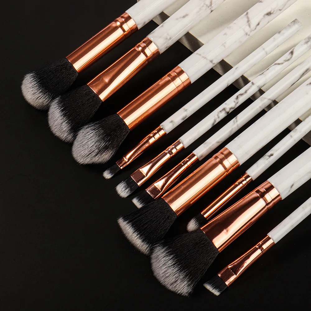 

10pcs Makeup Brushes Set Cosmetic Powder Eye Shadow Foundation Blush Blending Beauty Make Up Kabuki Brush Tools Maquiagem