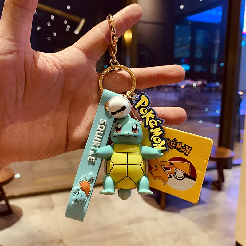 Покемон Пикачу псик чармандер Сквиртл Милая мультяшная фигурка кукла брелок для