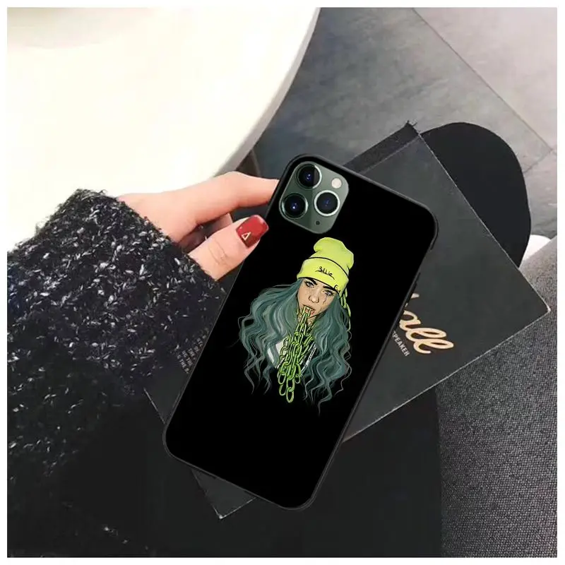 11pro MAX Billie Eilish красочные милые аксессуары для телефонов чехол iPhone 8 7 6 6S Plus X XS 5 5S SE XR