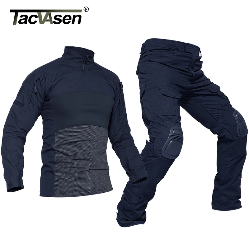 TACVASEN для мужчин военная одежда военно морской флот Тактический армейская форма