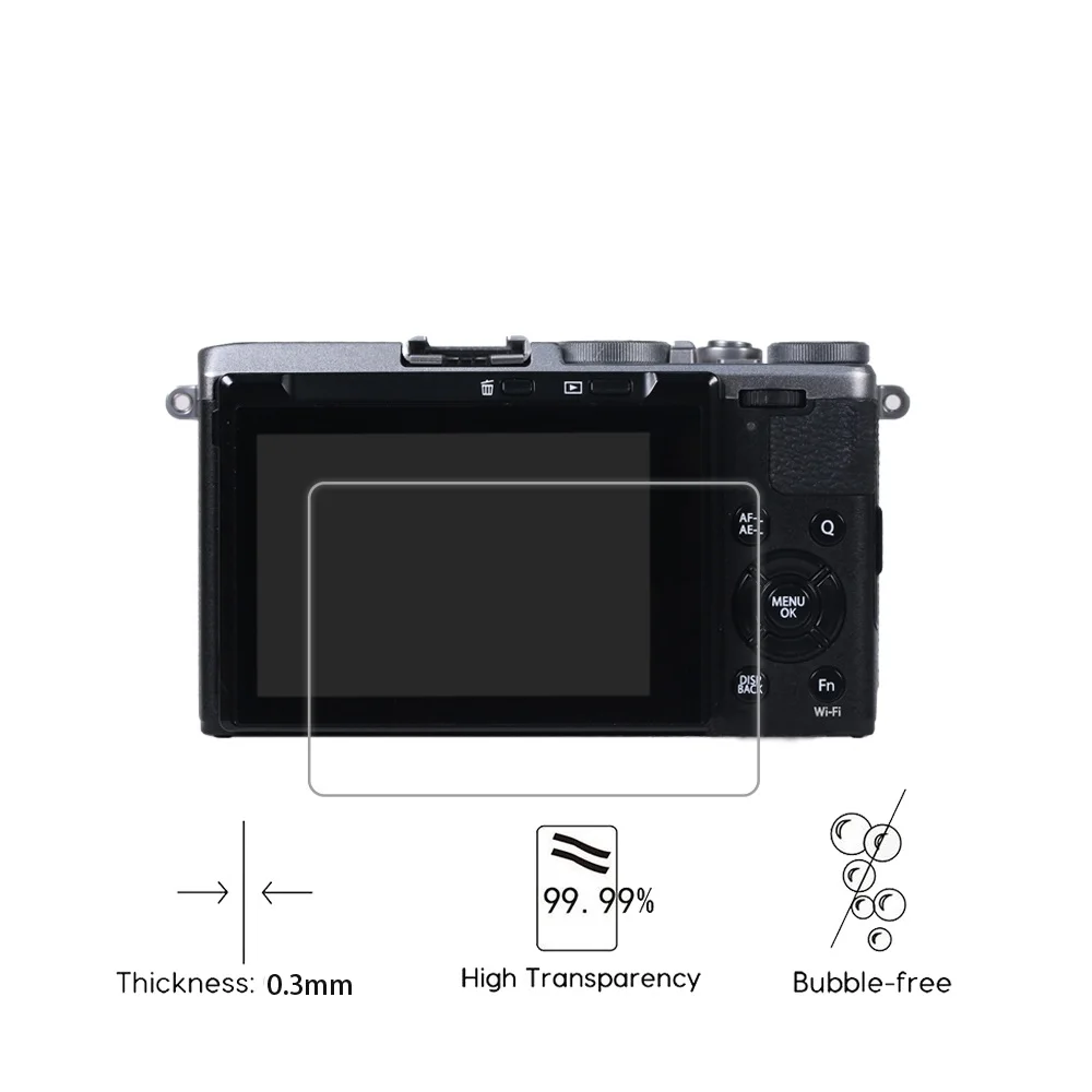 Самоклеящееся стекло ЖК экран Защитная крышка для Fujifilm Fuji X70 X 70|Защита экрана| |