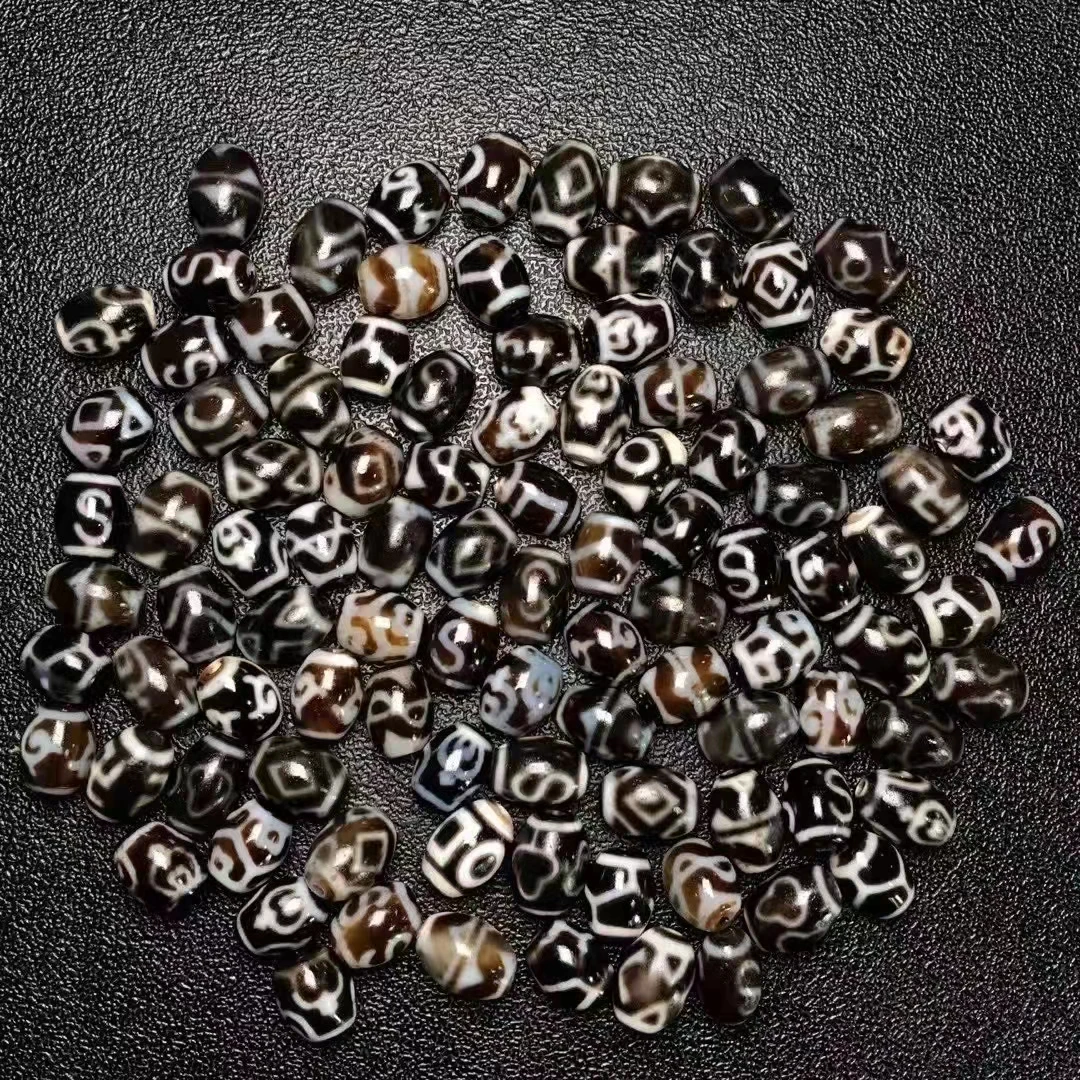 

100pcs/lot Joyas charm sieraden maken loose beads Tibet natural agate dzi diy ethnic style high quality wholesale beads in bulk