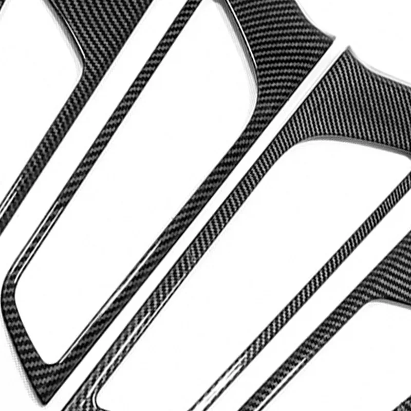 Углеродное волокно для салона автомобиля планки внутренняя ручка Hyundai Tucson 2015 2016