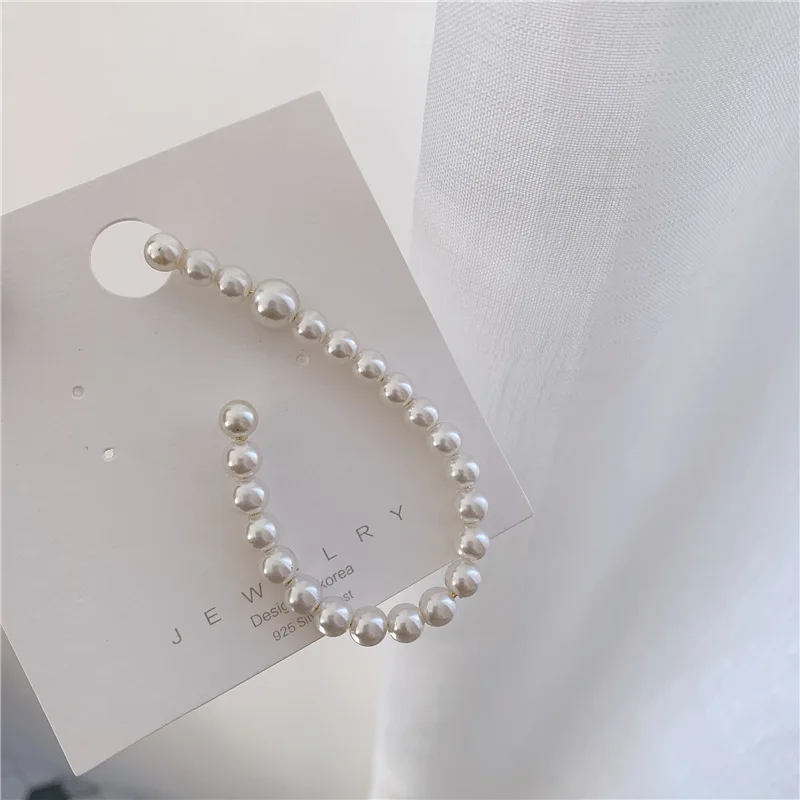 Женские серьги гвоздики с искусственным жемчугом FFLACELL корейские ювелирные