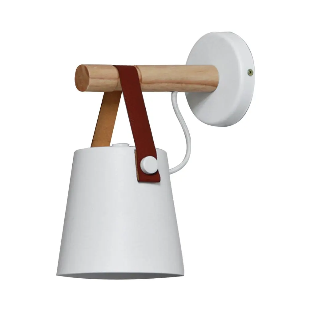 Современный минималистичный деревянный прикроватный светильник для спальни