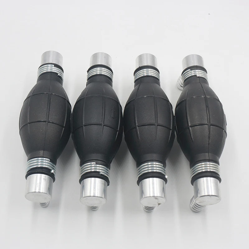 1 шт. Двойные изогнутые головки топливный насос резиновый ручной праймер для