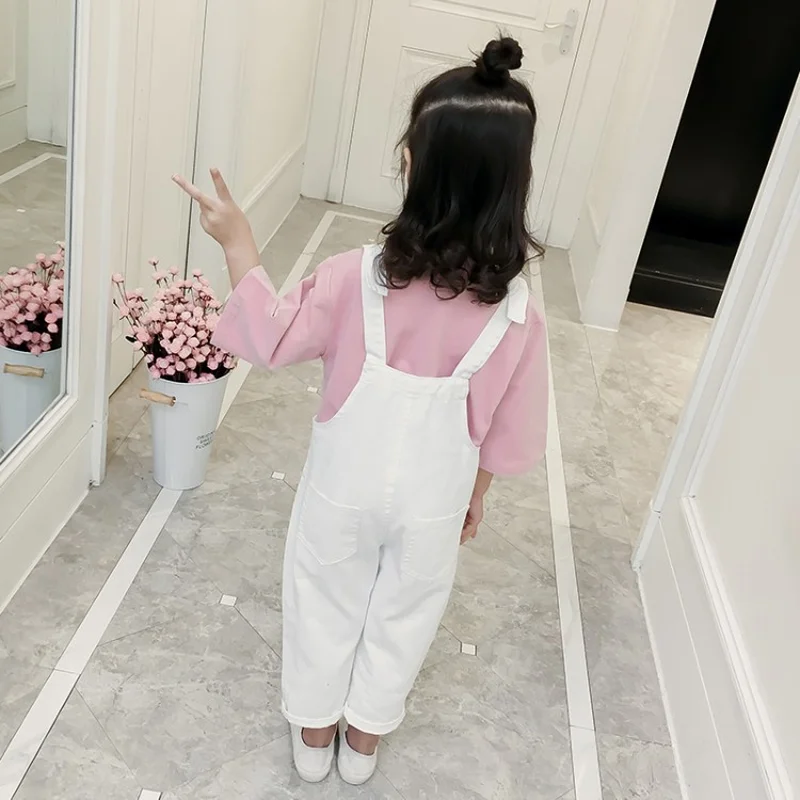 Одежда для маленьких девочек Новинка осени 2019 Детские наряды костюм хлопковая