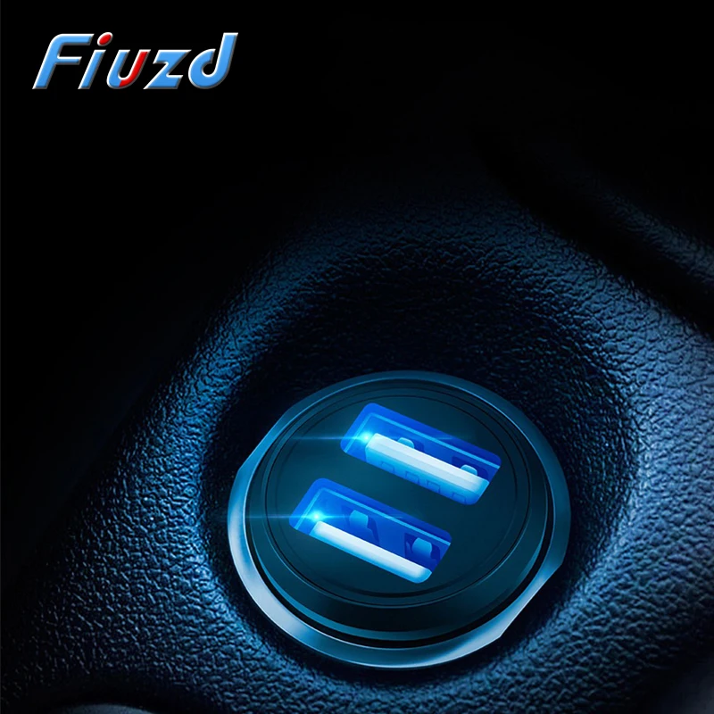 Автомобильное зарядное устройство Fiuzd с USB портом для быстрой зарядки Ugreen aukey iphone