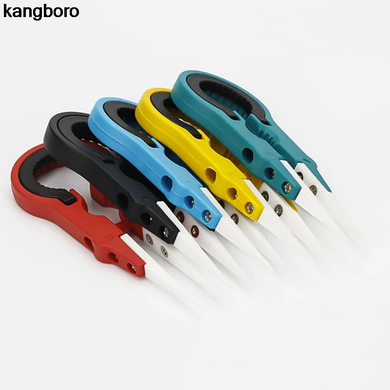 

DIYWORK Forceps Multifunctional Ceramic Insulation Tweezers High Temperature Resistance