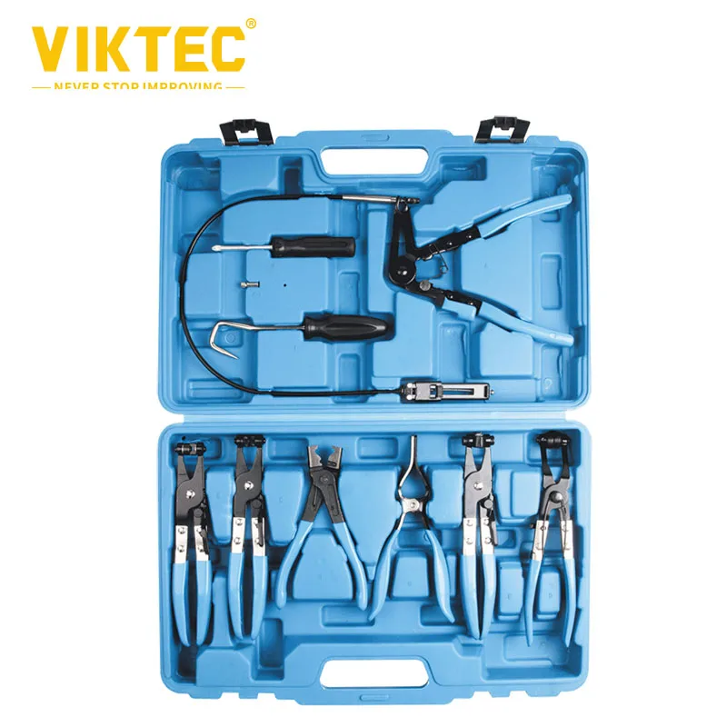 

VT01068 9pc Hose Clamp Clip Remover Pliers Tool Set