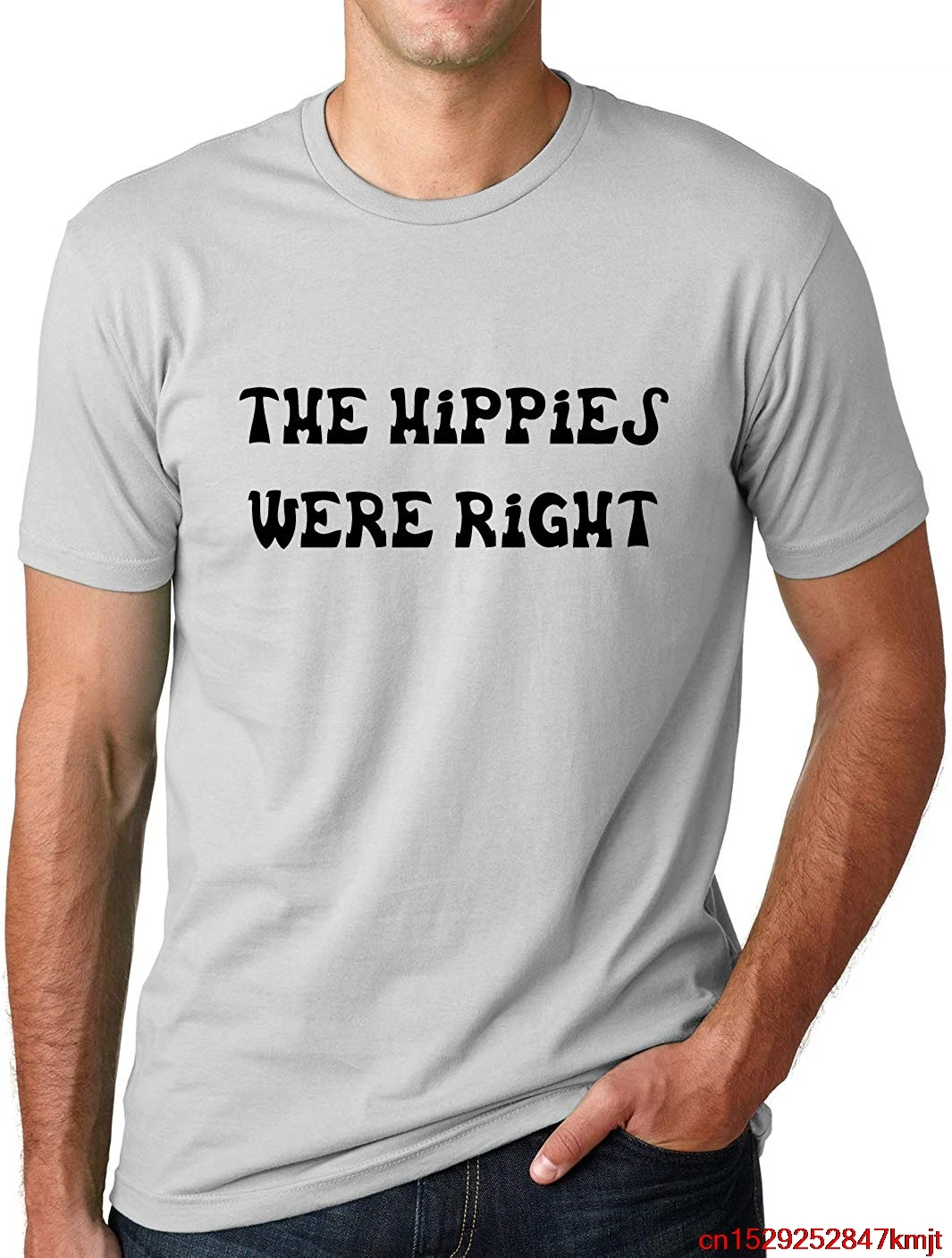 Забавная футболка FGHFG The Hippies ware Right с надписью Love and Peace унисекс мужская и женская