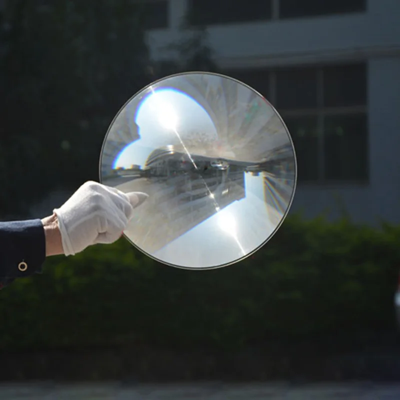 

1PC 124mm Dia Large Round Plastic Solar Fresnel Condenser Lens Long Focal Length 1000mm Plane Magnifier,Solar Magnifying Glass