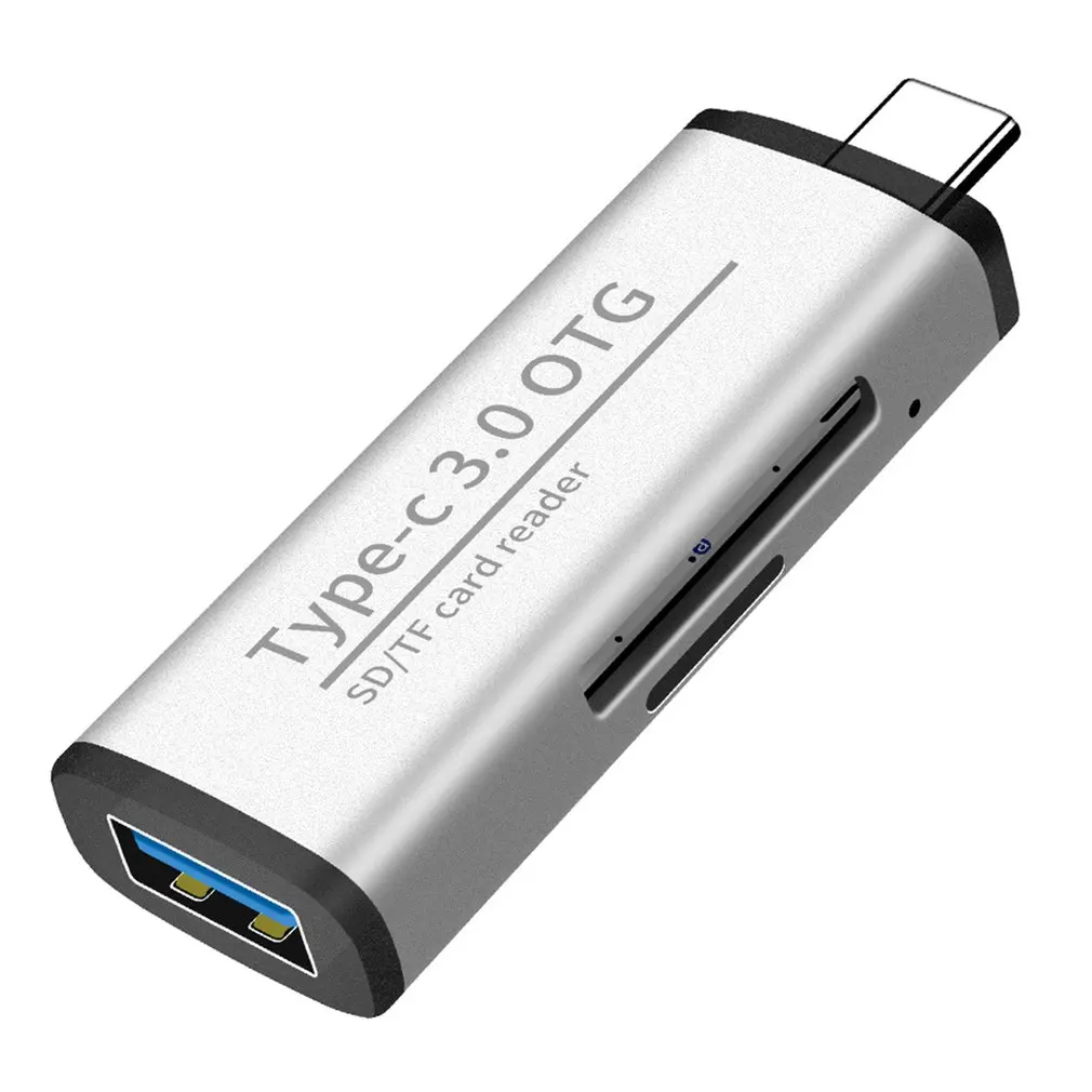 Кардридер Type-c из алюминиевого сплава с большой емкостью передачи OTG для