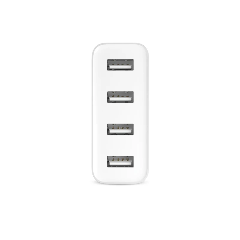 Оригинальное Xiaomi mi зарядное устройство 4 USB порта с американской вилкой для Iphone samsung Xiao mi lenovo Meizu huawei MP3 MP4 смартфон
