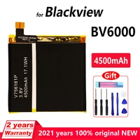 original 4500mah new battery for blackview bv6000 bv6000s genuine replacement high quality batteries bateria with gift tools