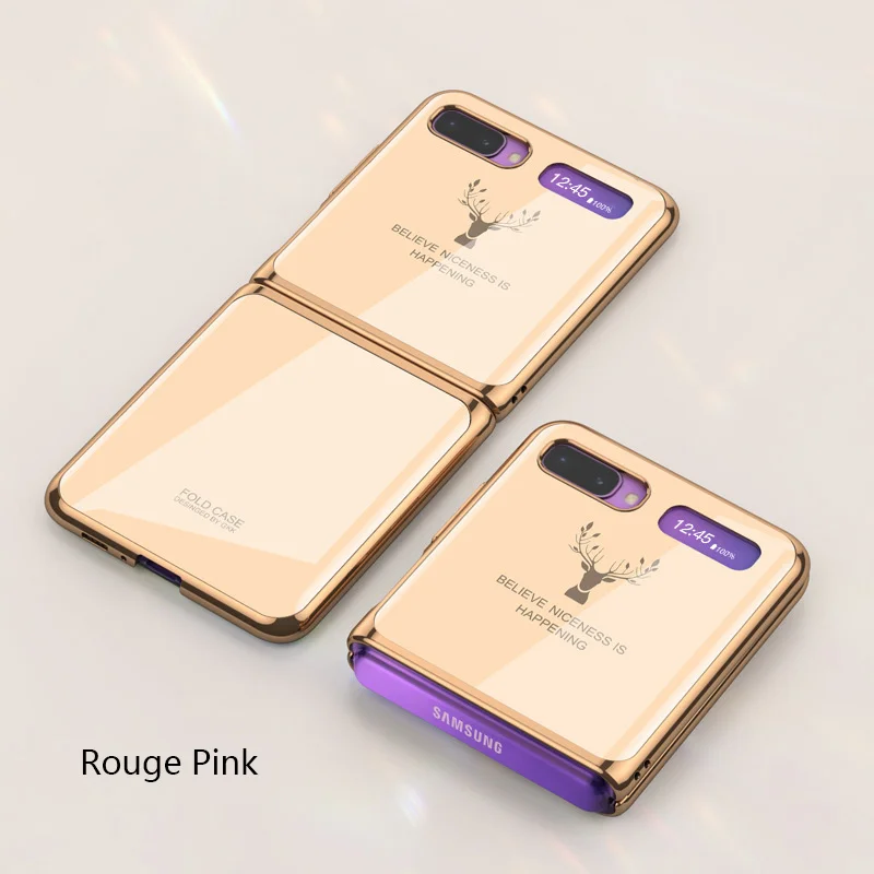 Luxury New Phone Case For Samsung Flip Creative Elegant Cover For Galaxy Z Flip Fashion Anti Fall Full Protective New Funda