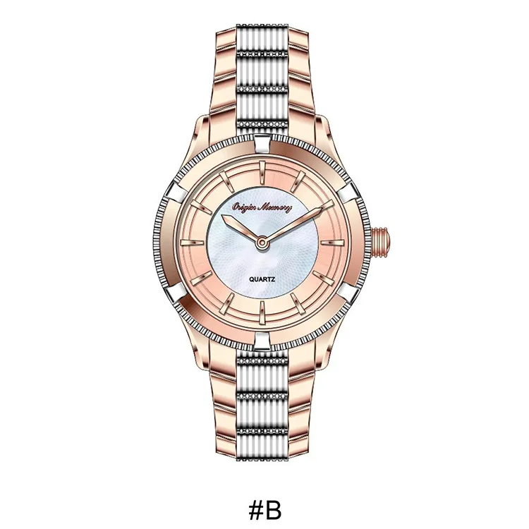 

Automatic Women's Watch Luxury Quartz Stainless Steel Watch Luxury Designer Non-mechanical Watch Relojes Para Mujer New 2021