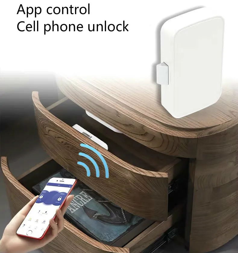 Keyless Smart Electric Bluetooth Cabinet Lock protezione di sicurezza domestica controllo Mobile per armadietto per cassetti per mobili con cassetta delle lettere per scarpe
