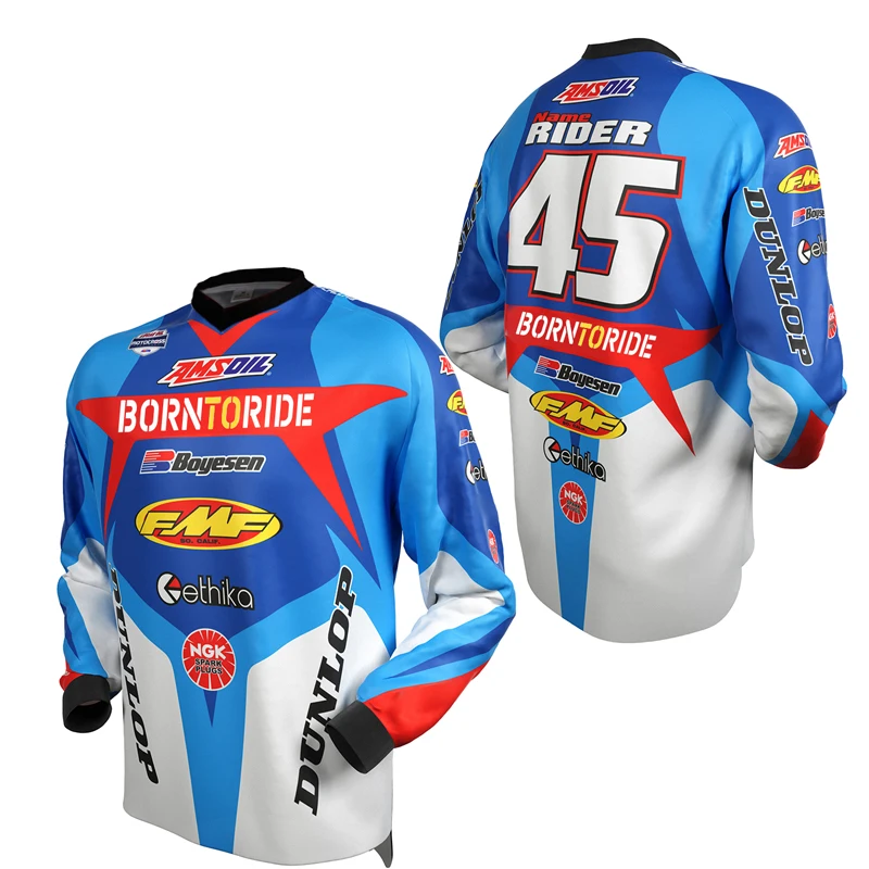 Downhill Jersey MTB Enduro Offroad larga Mountain Bike Motocross BMX DH Short T Shirt Clothes | Спорт и развлечения