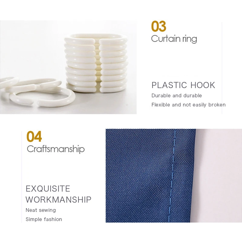 

Modern Bathroom Shower Curtain Mildew Proof Thicken Bath Screens With Hooks Waterproof Durable Curtains Bathroom Accessories
