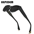 Новинка 2020, ацетатные солнцезащитные очки HEPIDEM для мужчин и женщин, нежные брендовые дизайнерские зеркальные винтажные UV400 gm 003