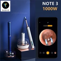 bebird note3 pro wireless visual ear cleaner stick wax picker 1000w precision endoscope mini camera health care tweezer otoscope