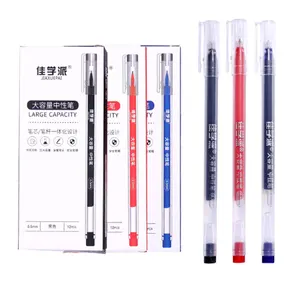 Набор гелевых ручек 12 шт.лот 0,5 мм с чернымикраснымисиними чернилами, японские офисные гелевые ручки для школы, канцелярские принадлежности для письма