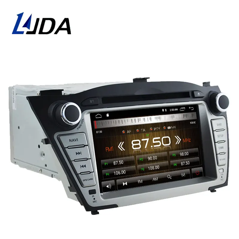 LJDA Android 10 автомобильный dvd-плеер для hyundai Tucson/IX35 2011 2012 2013 2 Din автомагнитола gps навигация стерео Мультимедиа wifi RDS
