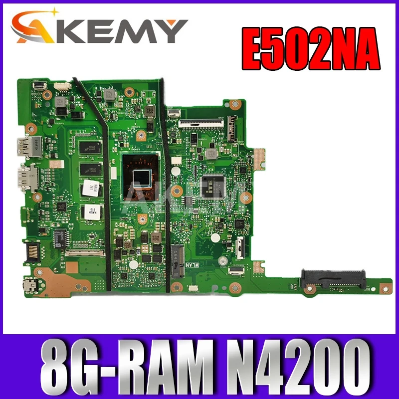 

E502NA E402NA Laptop motherboard 2GB 4GB 8GB RAM N3350 N3530 N4200 CPU For ASUS E402N E502N R417N R416N notebook Mainboard