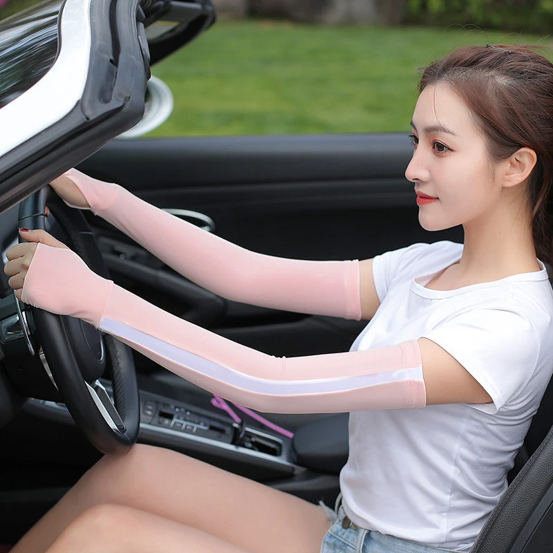 

2PCS Sun Protection Cuff Hot Sale Sport Arm Sleeves UV Sun Protect Anti-slip Basketball Armband Tattoo Cover tatoo sunscreen