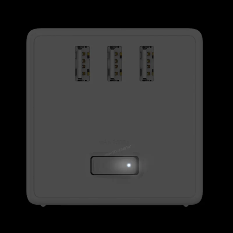Original Xiaomi Cube Hub Wireless Converter Design Strip 3USB Socket PD Fast Charger Plug-in Power Electric Tow Board | Электроника